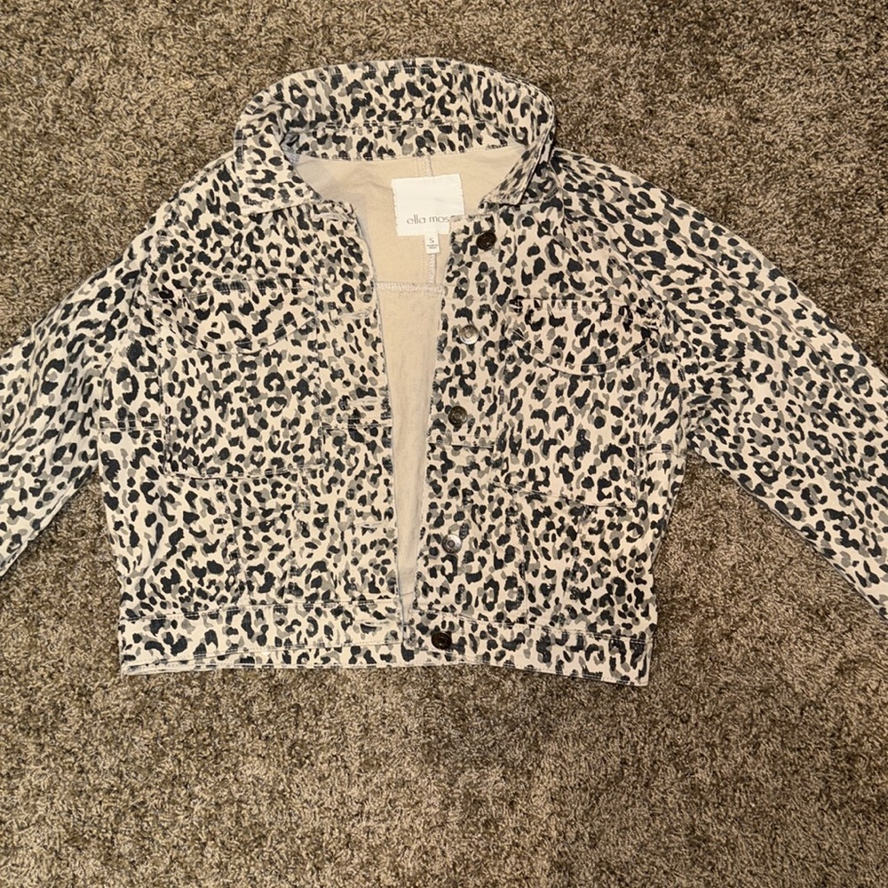 Ella Moss Leopard Print Jacket